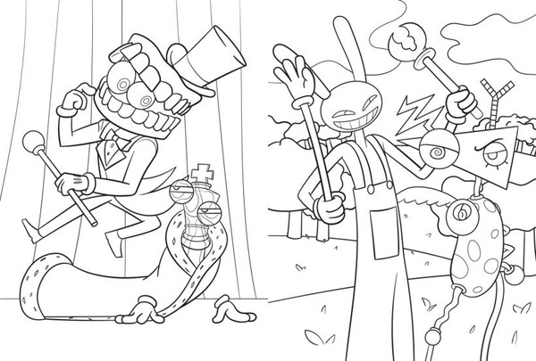 Изображение товара Раскраска Эксмо Невероятный цифровой цирк, мягкая обложка