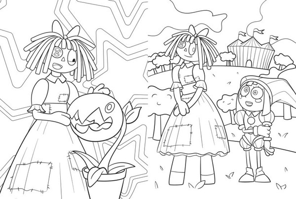 Изображение товара Раскраска Эксмо Невероятный цифровой цирк, мягкая обложка