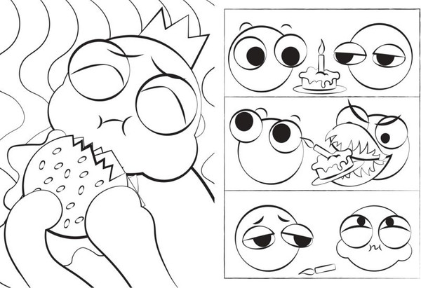 Изображение товара Раскраска Эксмо Разноцветные друзья, мягкая обложка