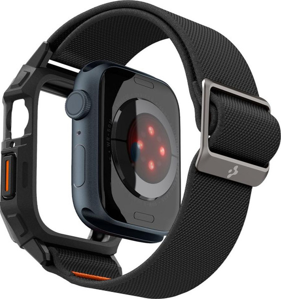 Изображение товара Ремешок для умных часов Spigen Lite Fit Pro для Apple Watch / ACS07103 (черный матовый)