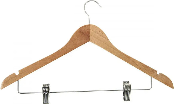 Изображение товара Набор деревянных вешалок-плечиков HomeQueen 74894 (3шт)