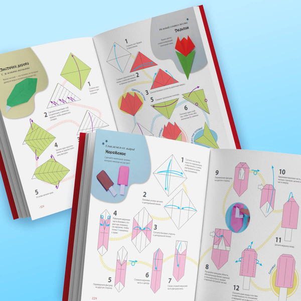 Изображение товара Энциклопедия Эксмо Оригами от А до Я. 170 лучших моделей, твердая обложка (Ли Вонпё)