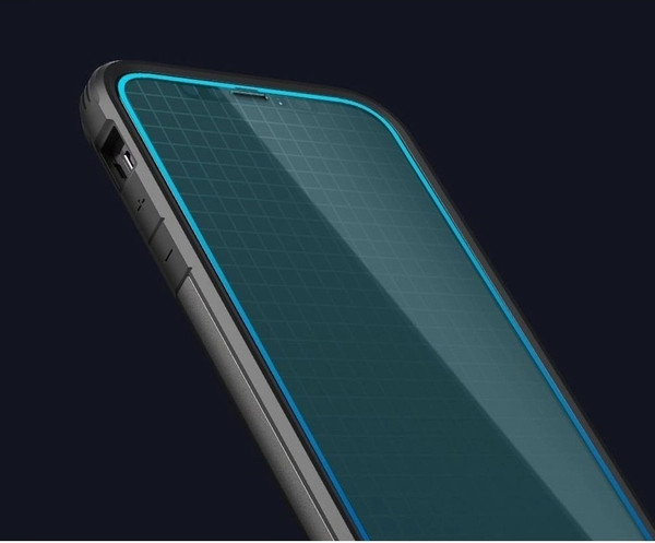 Изображение товара Защитное стекло для телефона Spigen Glass Fc для iPhone 12 Pro Max / AGL01468 (черный)