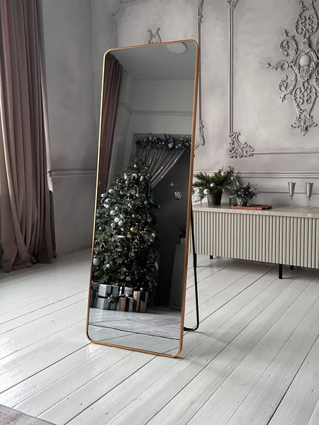 Изображение товара Зеркало A+T Home Decor Salon 50х170см / 15650 (золото)