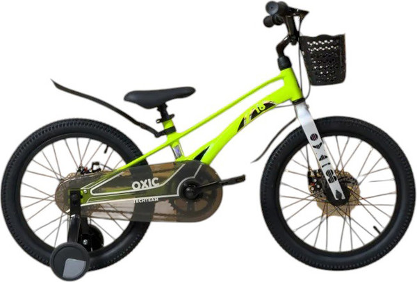Изображение товара Детский велосипед Tech Team Oxic 18 / NN014192 (зеленый, разобранный, в коробке)