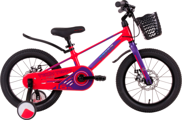 Изображение товара Детский велосипед Tech Team Forca 16 / NN014267 (красный, разобранный, в коробке)