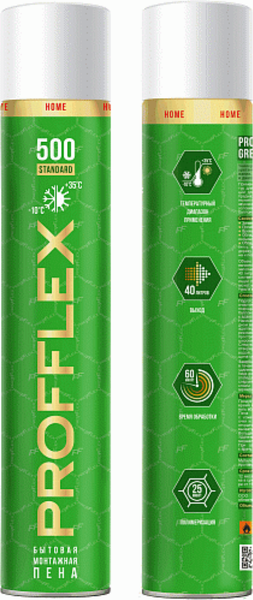 Изображение товара Пена монтажная Profflex 500 Standard бытовая