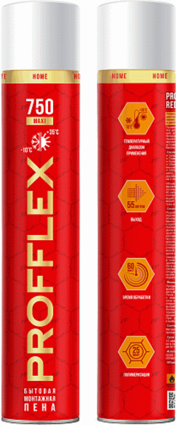 Изображение товара Пена монтажная Profflex 750 Maxi бытовая