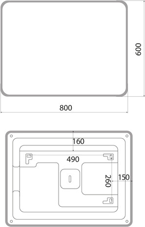 Изображение товара Зеркало IDDIS Uniq UNI8060i98