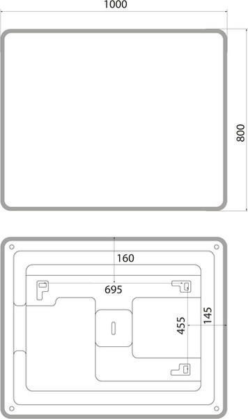 Изображение товара Зеркало IDDIS Uniq UNI1080i98