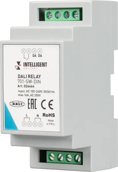 Изображение товара Реле управления светом Arlight Intelligent DALI-701-SW-DIN / 026464