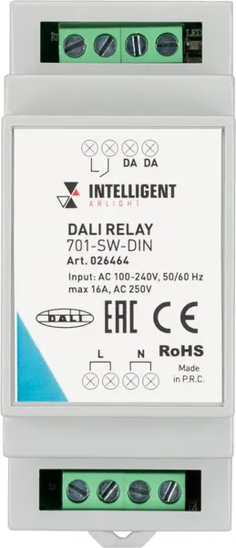 Изображение товара Реле управления светом Arlight Intelligent DALI-701-SW-DIN / 026464