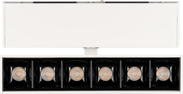 Изображение товара Трековый светильник Arlight MAG-LASER-FOLD-45-S160-6W Warm3000 WH 15deg / 026968