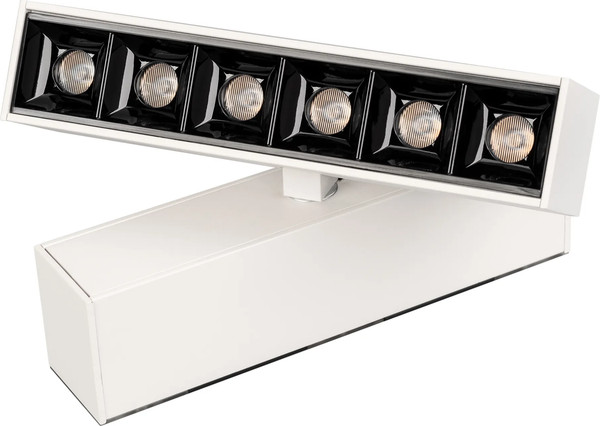 Изображение товара Трековый светильник Arlight MAG-LASER-FOLD-45-S160-6W Warm3000 WH 15deg / 026968