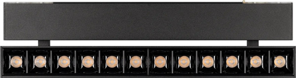 Изображение товара Трековый светильник Arlight MAG-LASER-FOLD-45-S320-12W Warm3000 BK 15deg / 026974