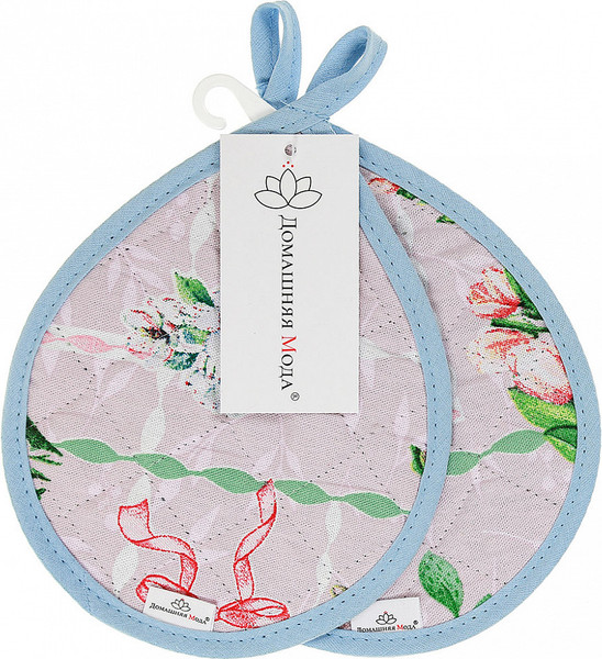 Изображение товара Набор прихваток Домашняя мода Весеннее пробуждение Капелька 20х15.5 (2шт)