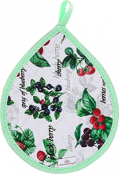 Изображение товара Набор прихваток Домашняя мода Ягодное ассорти Капелька 20х15.5 (2шт)