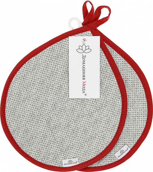 Изображение товара Набор прихваток Домашняя мода Сканди Капелька 20х25 (2шт)