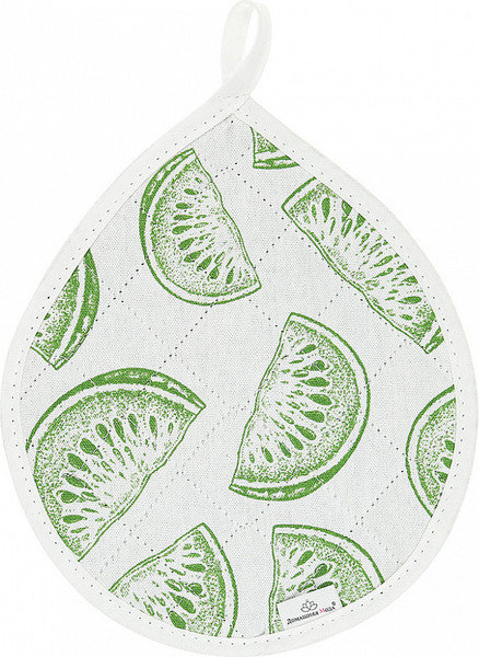 Изображение товара Набор прихваток Домашняя мода Астурия Капелька 20х25 (2шт, белый)