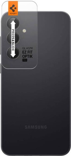 Изображение товара Набор защитных стекол для телефона Spigen Optik.tr Ez Fit Camera Protector для Galaxy S23 FE / AGL06987 (2шт, черный)