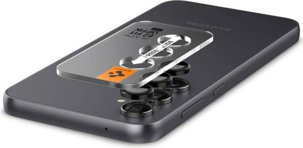 Изображение товара Набор защитных стекол для телефона Spigen Optik.tr Ez Fit Camera Protector для Galaxy S23 FE / AGL06987 (2шт, черный)