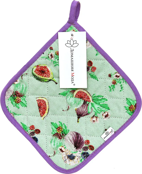 Изображение товара Набор прихваток Домашняя мода Инжир К Варежка 15х30 + прихватка 20х20 (2шт)