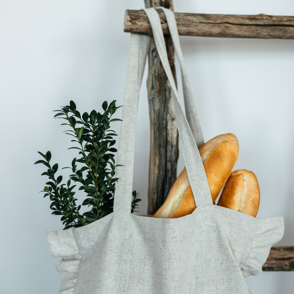 Изображение товара Сумка-шоппер ОМурМебель Серый рюши