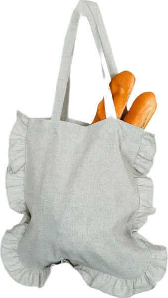 Изображение товара Сумка-шоппер ОМурМебель Серый рюши