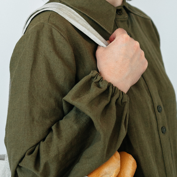 Изображение товара Сумка-шоппер ОМурМебель Серый рюши