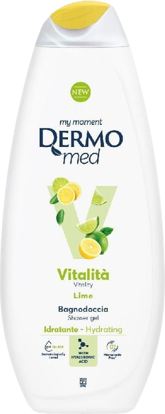 Изображение товара Гель для душа Dermomed Vitality с лаймом (750мл)