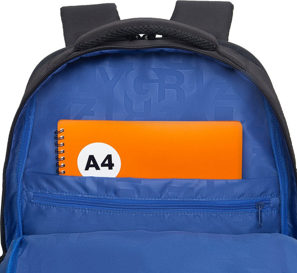 Изображение товара Рюкзак Grizzly RU-532-1 (черный/синий)