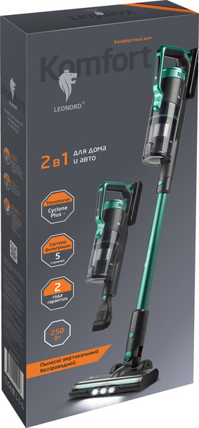 Изображение товара Вертикальный пылесос Leonord LE-1406 / 109377