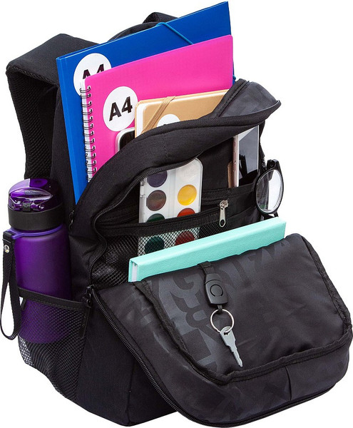 Изображение товара Школьный рюкзак Grizzly RB-556-1 (черный)