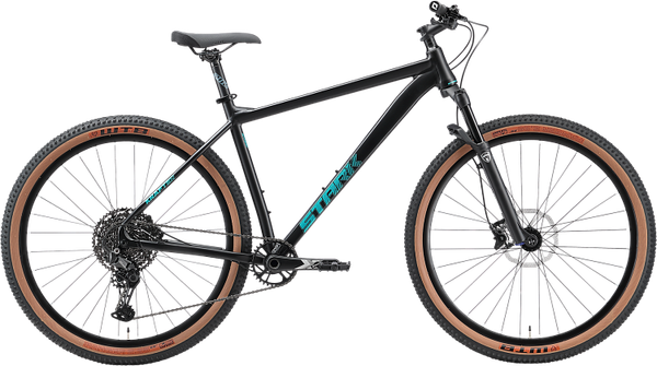 Изображение товара Велосипед STARK Krafter 29.7 HD 2025 (20, черный матовый/сине-изумрудный)