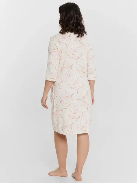 Изображение товара Халат Mark Formelle 552266-1 (р.164/170-108-114, цветы на св.молочном)