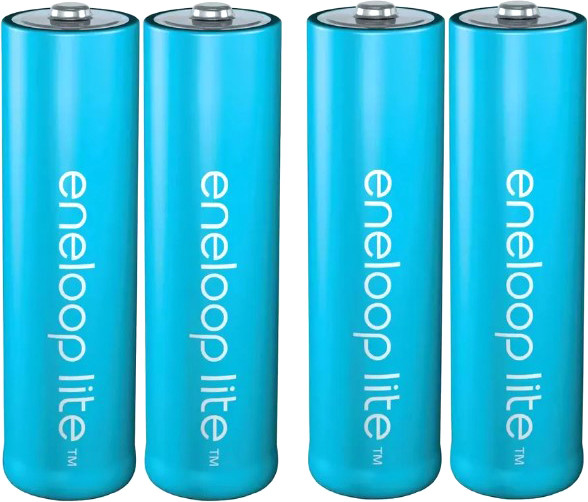 Изображение товара Комплект аккумуляторов Panasonic Eneloop Lite AAA 550mAh BL4 / BK-4LCCE/4CP (4шт)