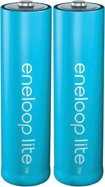 Изображение товара Комплект аккумуляторов Panasonic Eneloop Lite AAA 550mAh BL2 / BK-4LCCE/2CP (2шт)
