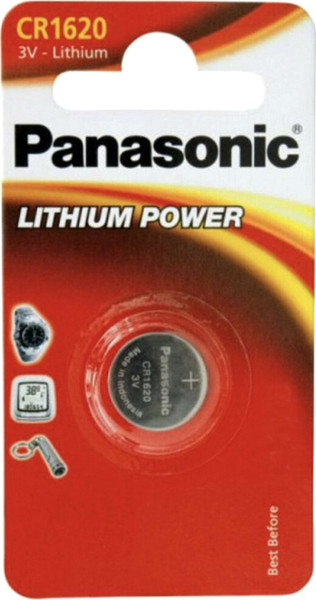 Изображение товара Батарейка Panasonic Lithium CR1620 BL1 (CR-1620EL/1B)
