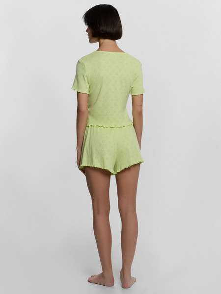 Изображение товара Пижама Mark Formelle 592546 (р.164/170-96-102, сердечки на салатовом перфорация)