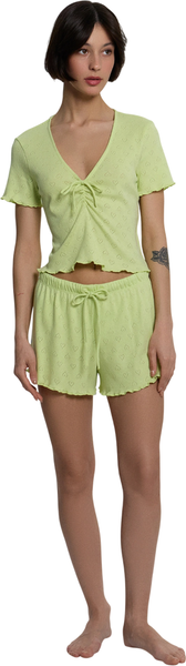 Изображение товара Пижама Mark Formelle 592546 (р.164/170-96-102, сердечки на салатовом перфорация)