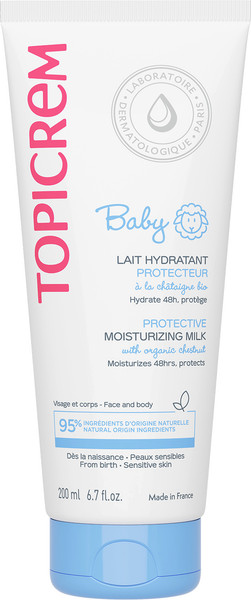 Изображение товара Молочко для тела детское Topicrem Baby Защитное увлажняющее (200мл)