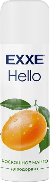 Изображение товара Дезодорант-спрей Exxe Hello Роскошное манго (150мл)