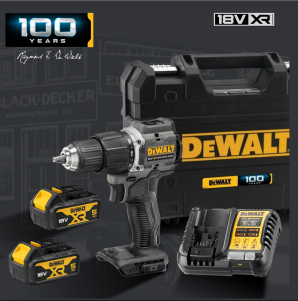 Изображение товара Профессиональная дрель-шуруповерт DeWalt DCD100P2T