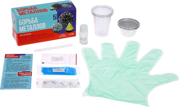 Изображение товара Набор для опытов Эврики Борьба металлов / 7871127