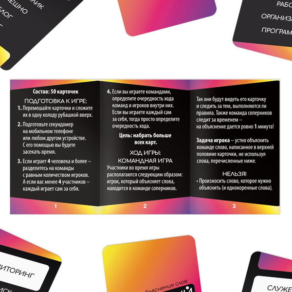 Изображение товара Настольная игра Лас Играс Попробуй объясни. Black. Version 2.0 / 5498197