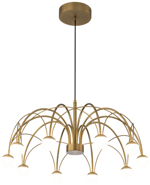 Изображение товара Люстра Евросвет Ragno 90030/10 LED (золото, 4000К)
