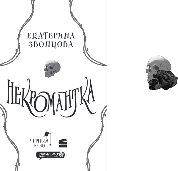 Изображение товара Книга Черным-бело Некромантка, твердая обложка (Звонцова Екатерина)