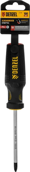 Изображение товара Отвертка Denzel PH2х100 мм S2 / 121787