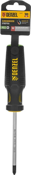 Изображение товара Отвертка Denzel PZ2x100 мм S2 / 122077