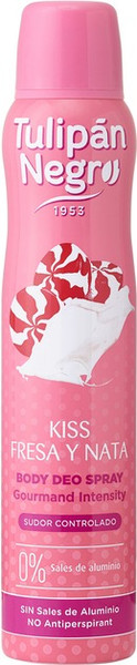 Изображение товара Дезодорант-спрей Tulipan Negro Fresa&Nata Клубника и Сливки (200мл)